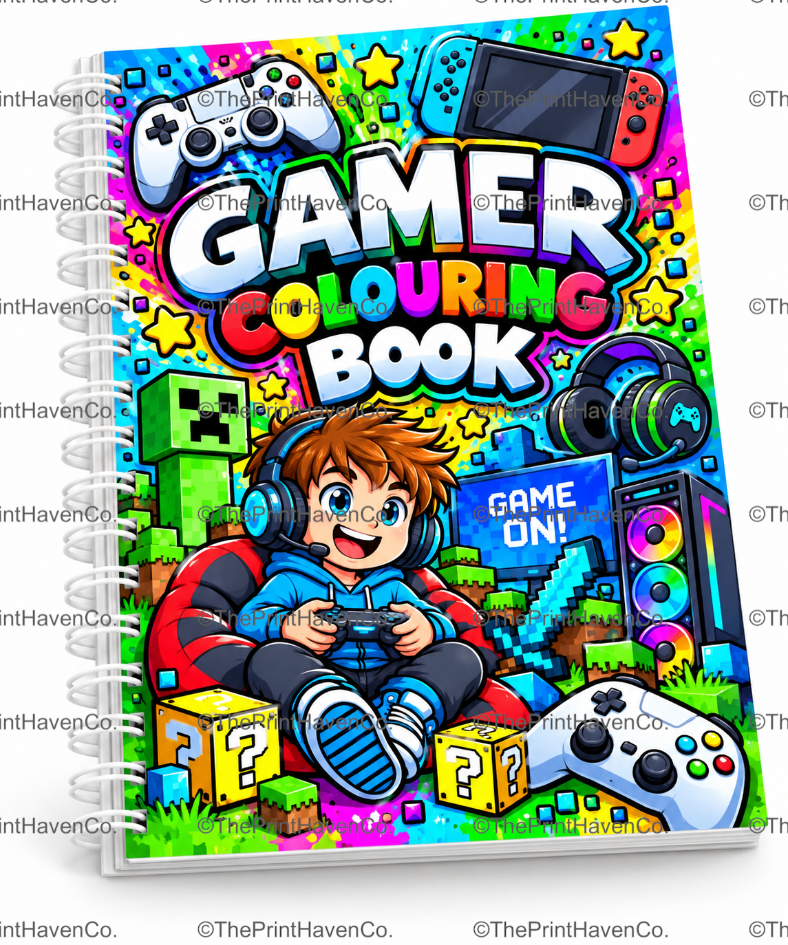Gamer Colouring Book