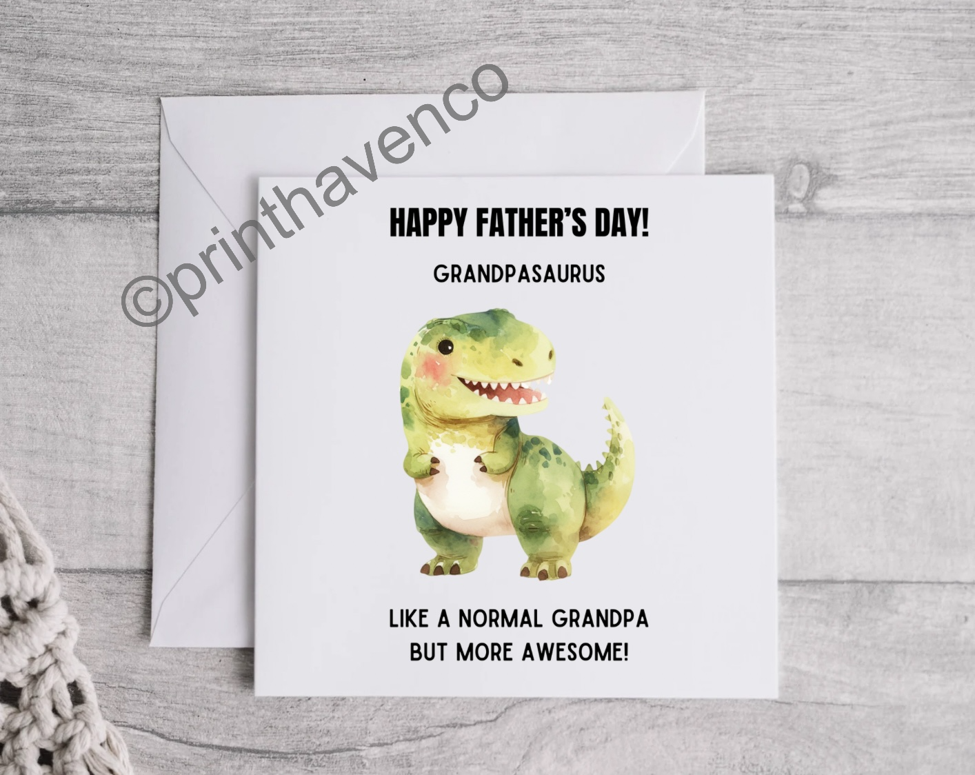 Card - Grandpasaurus