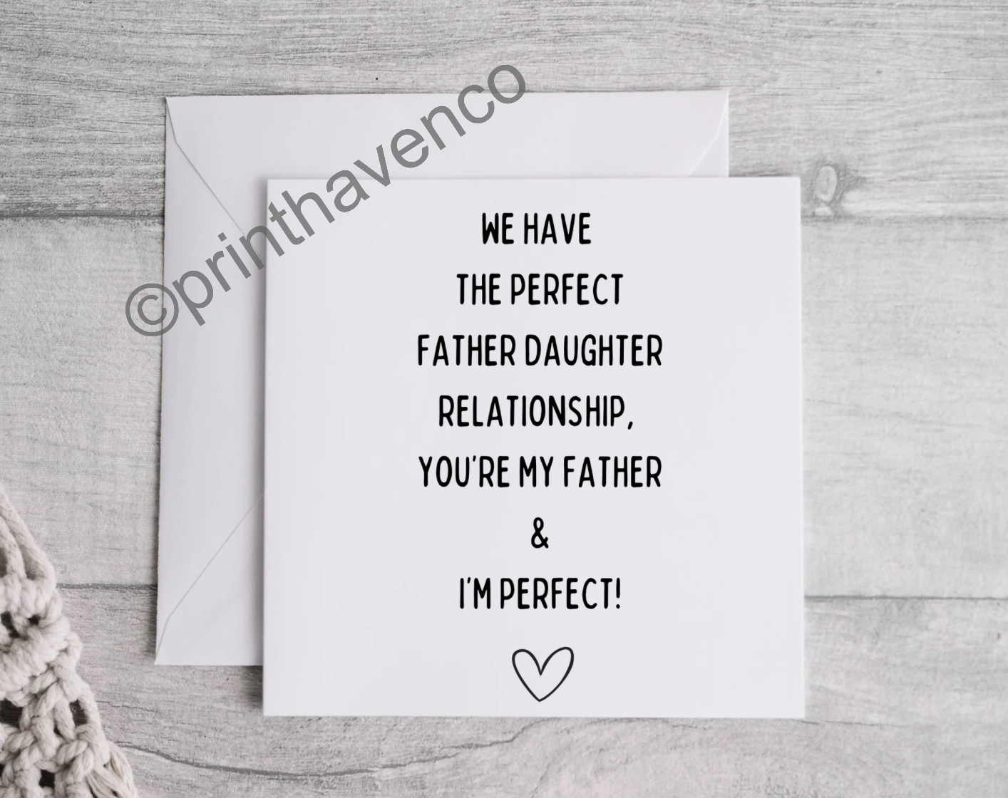 Card - Father & Daughter