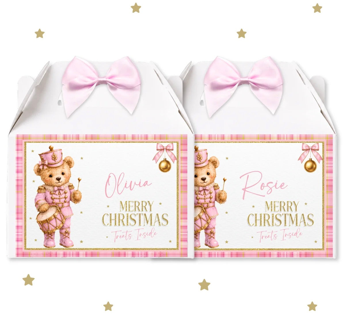 Nutcracker Teddy Bear Treat Boxes