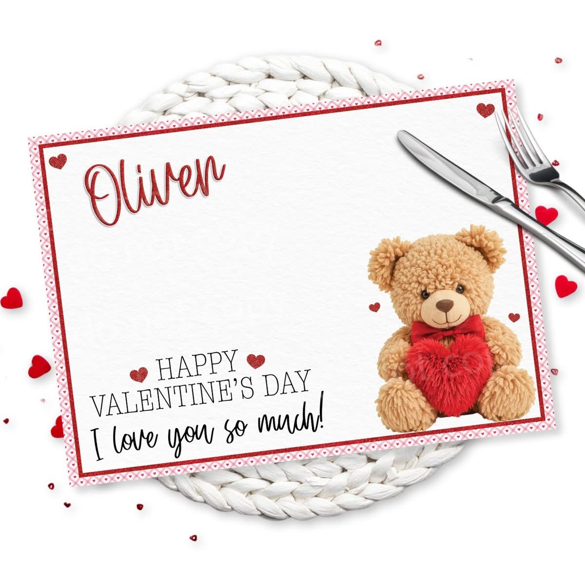 Cute Bear Placemat