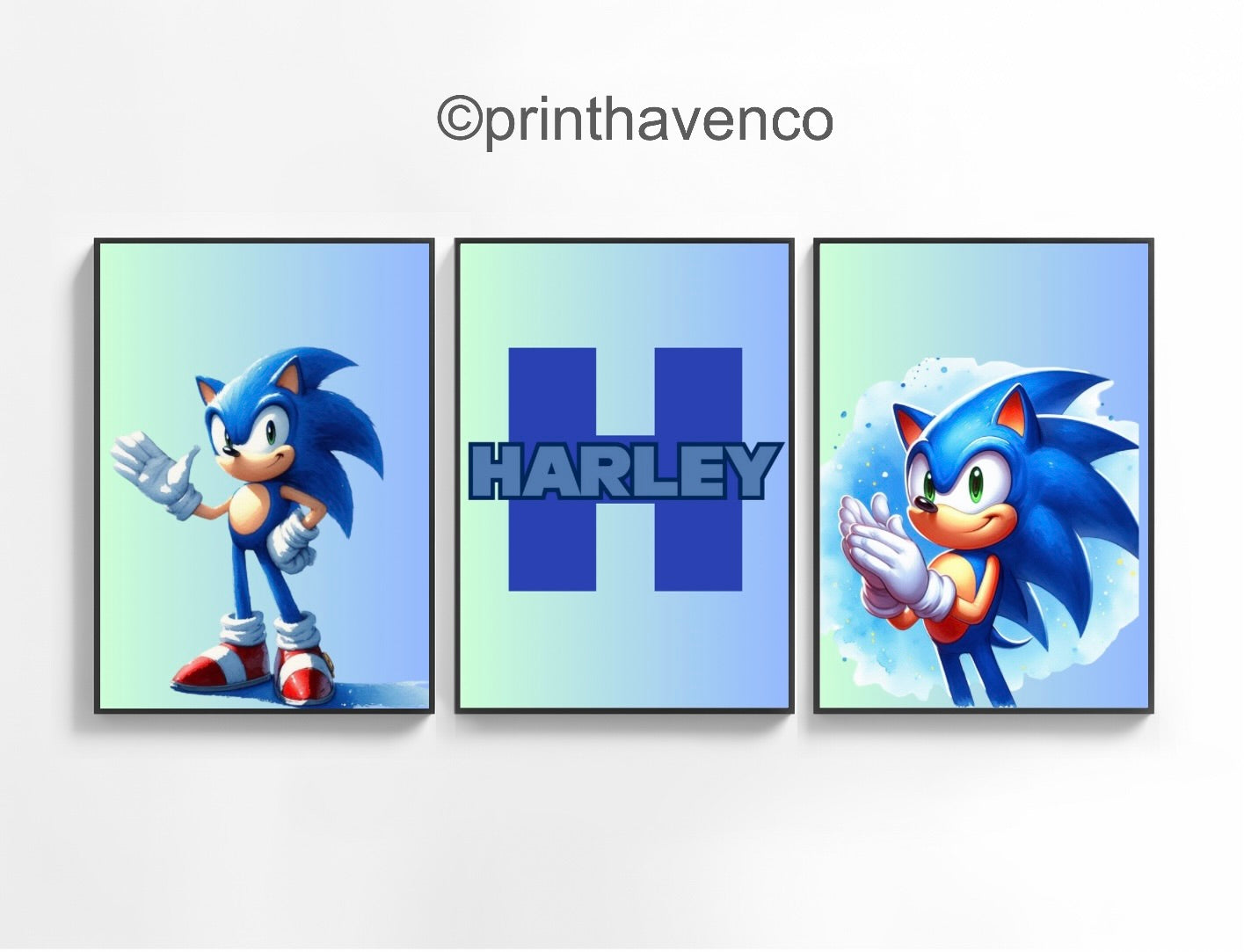 Sonic Bedroom Prints