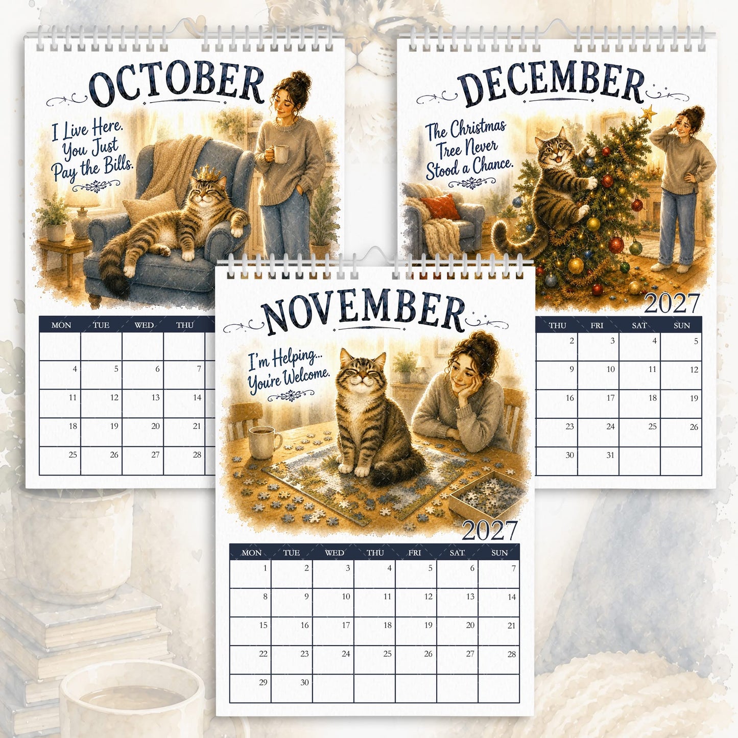 Things I Need You To Know- By Your Cat - 2027 Calendar