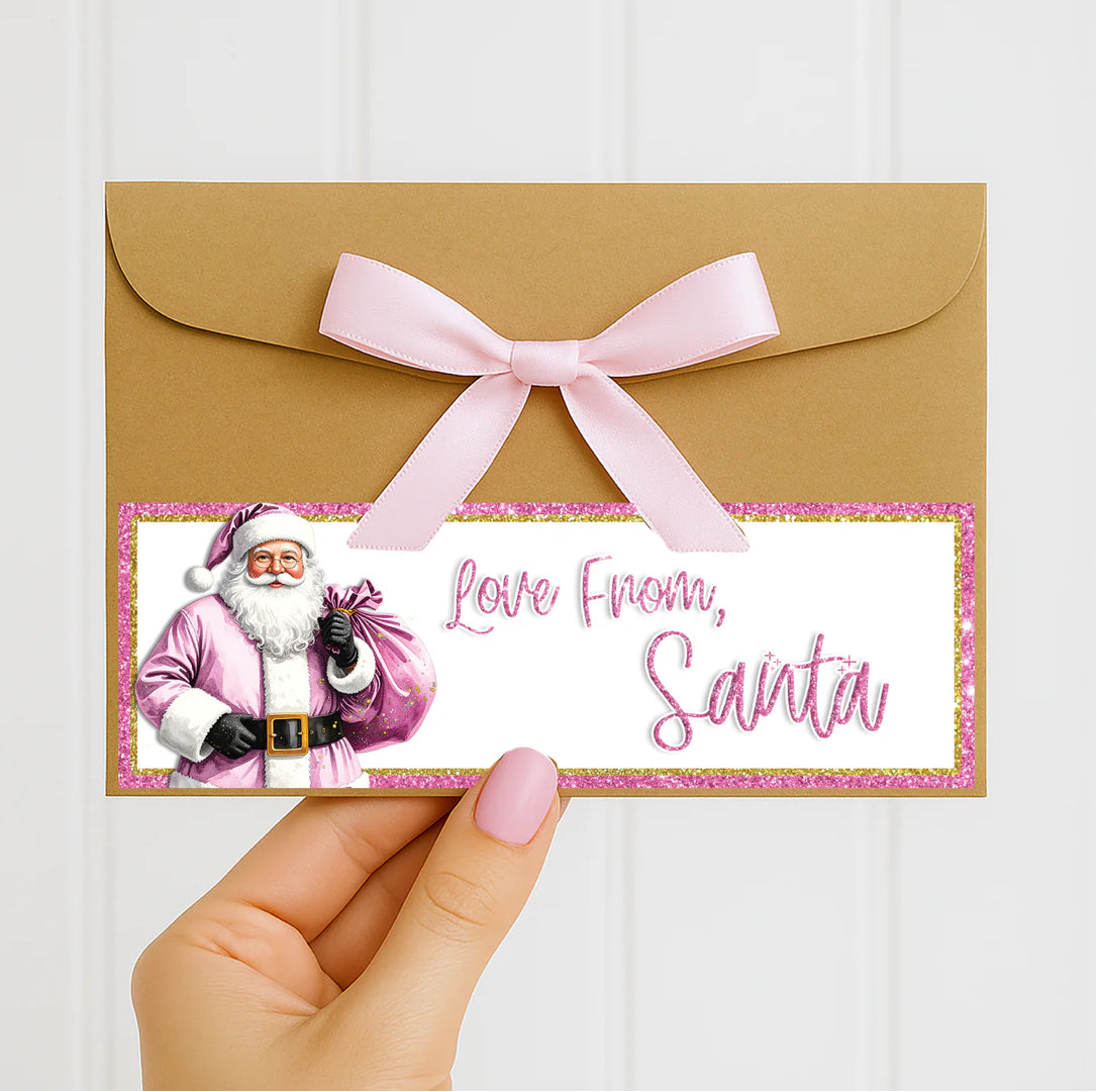 Love from Santa Ribbon Envelope