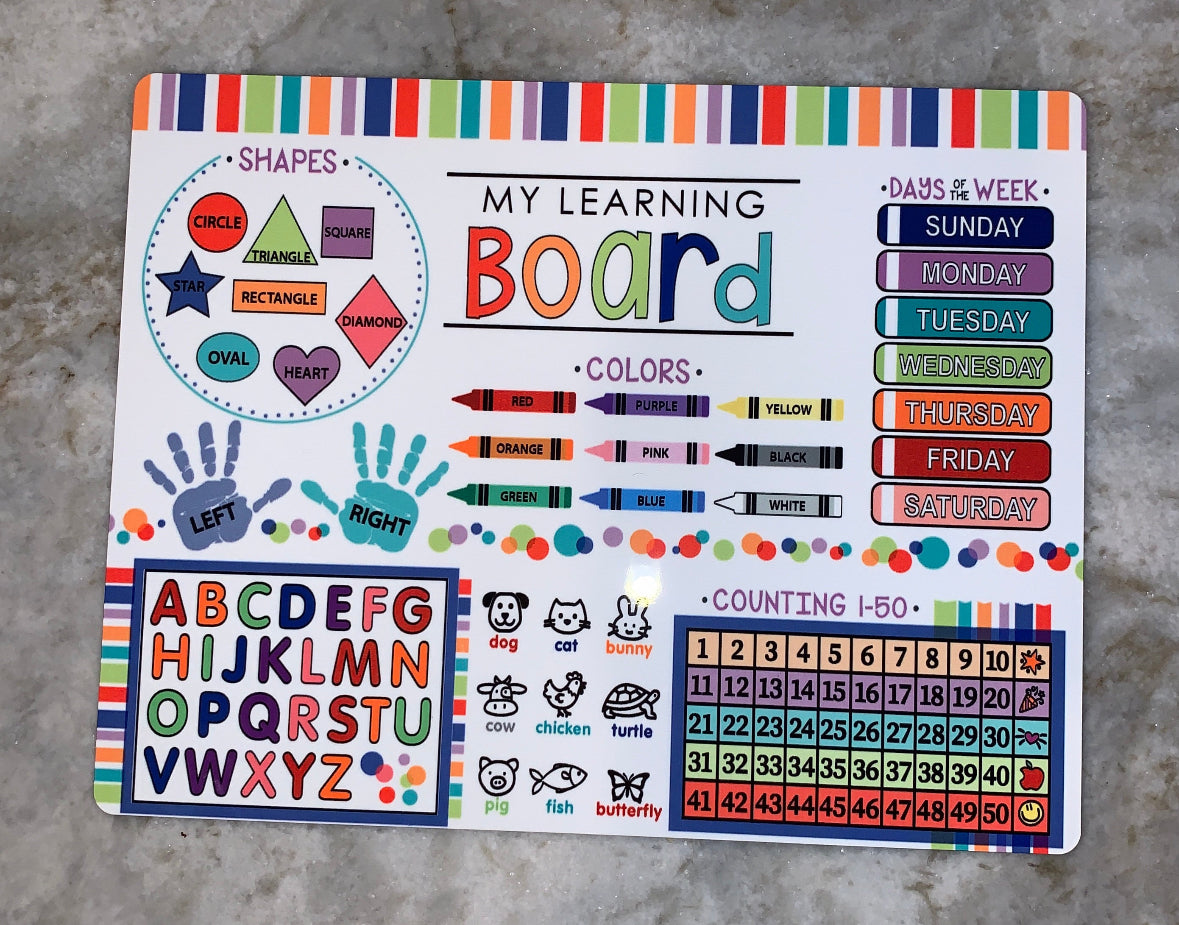My Learning Board Placemat