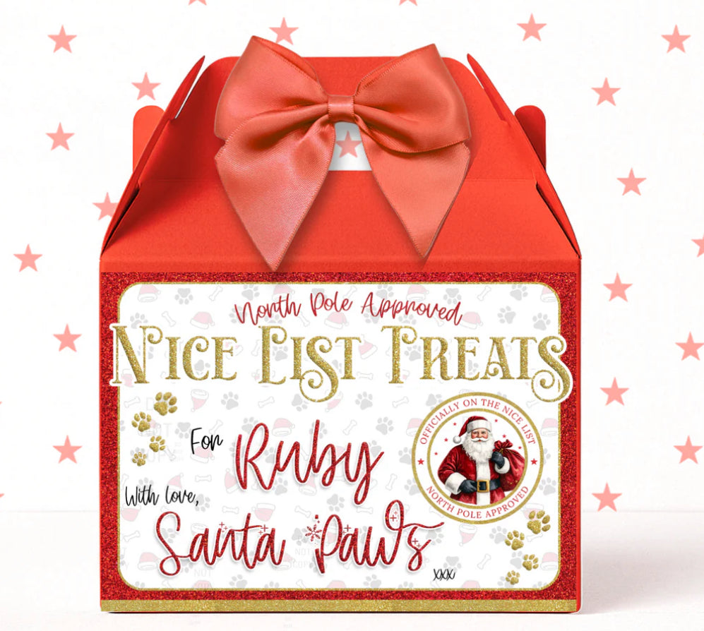 Dog Nice List and Treat Box