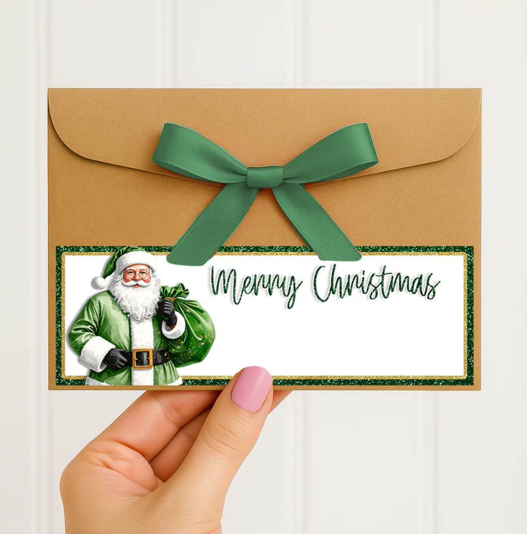 Personalised Money/Gift Envelope with Ribbon