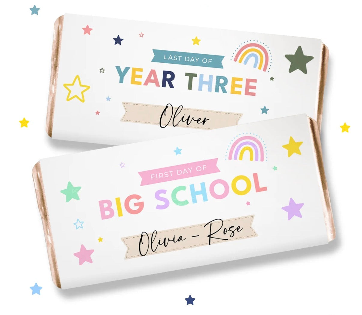 First Day of …… Personalised Chocolate Bar