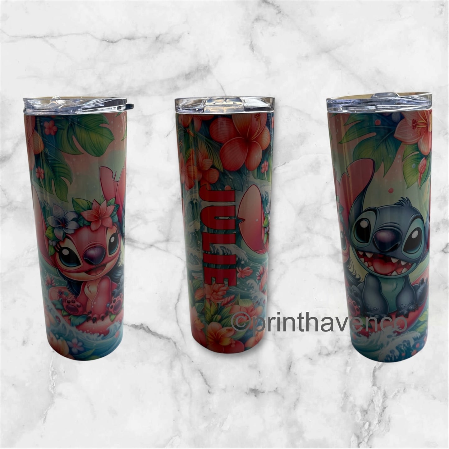 Stitch Tumbler with Name