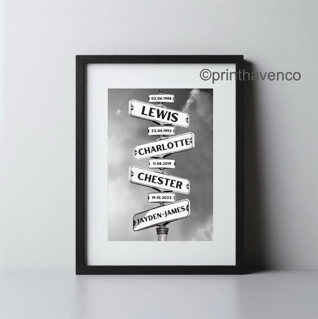 American Sign Family Print
