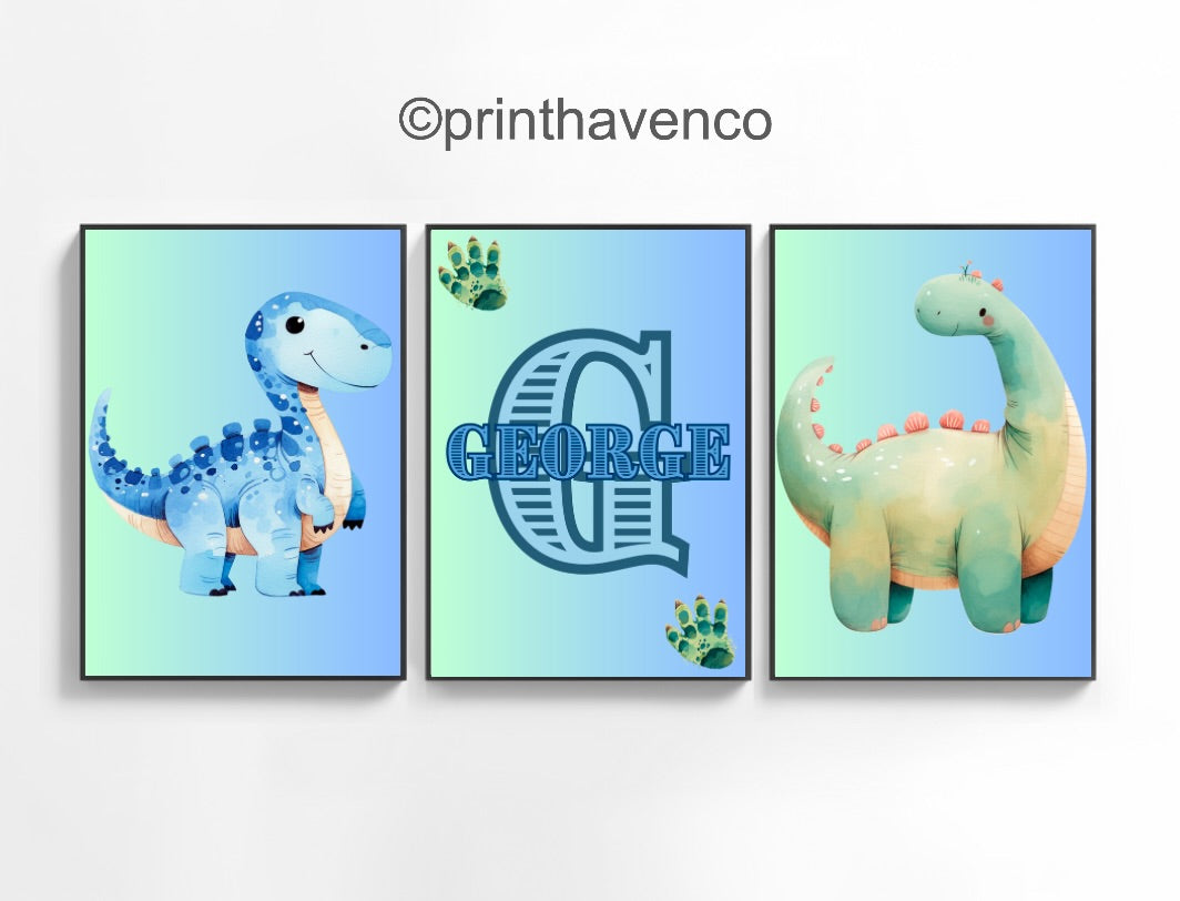 Dinasour Bedroom Prints