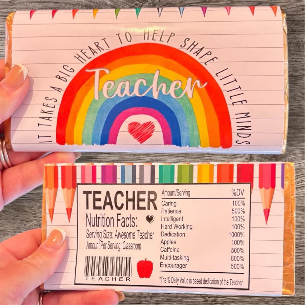 Teacher Chocolate Bar