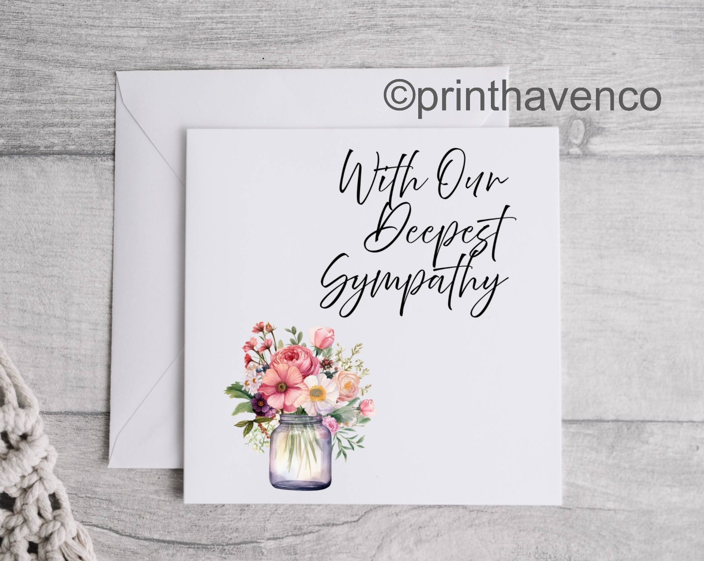 With Our Deepest Sympathy Card