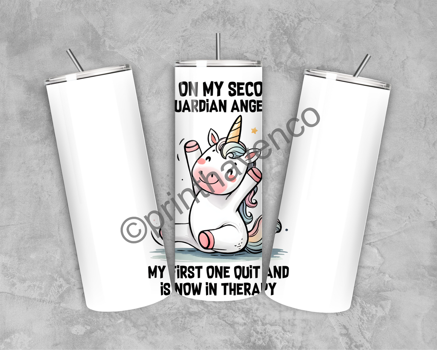 Guardian Angel Unicorn Tumbler