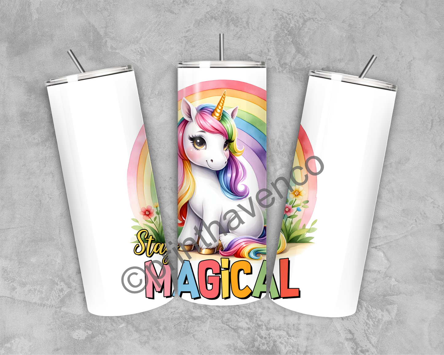 Magical Unicorn Tumbler