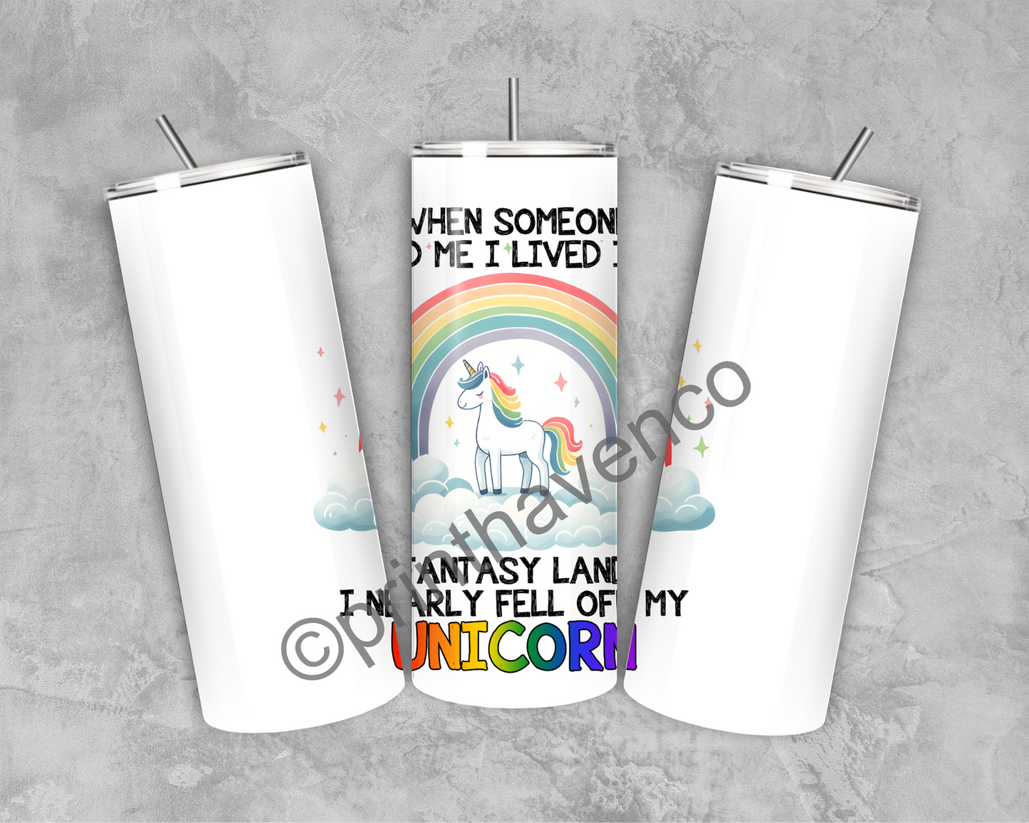 Fell off my Unicorn Tumbler