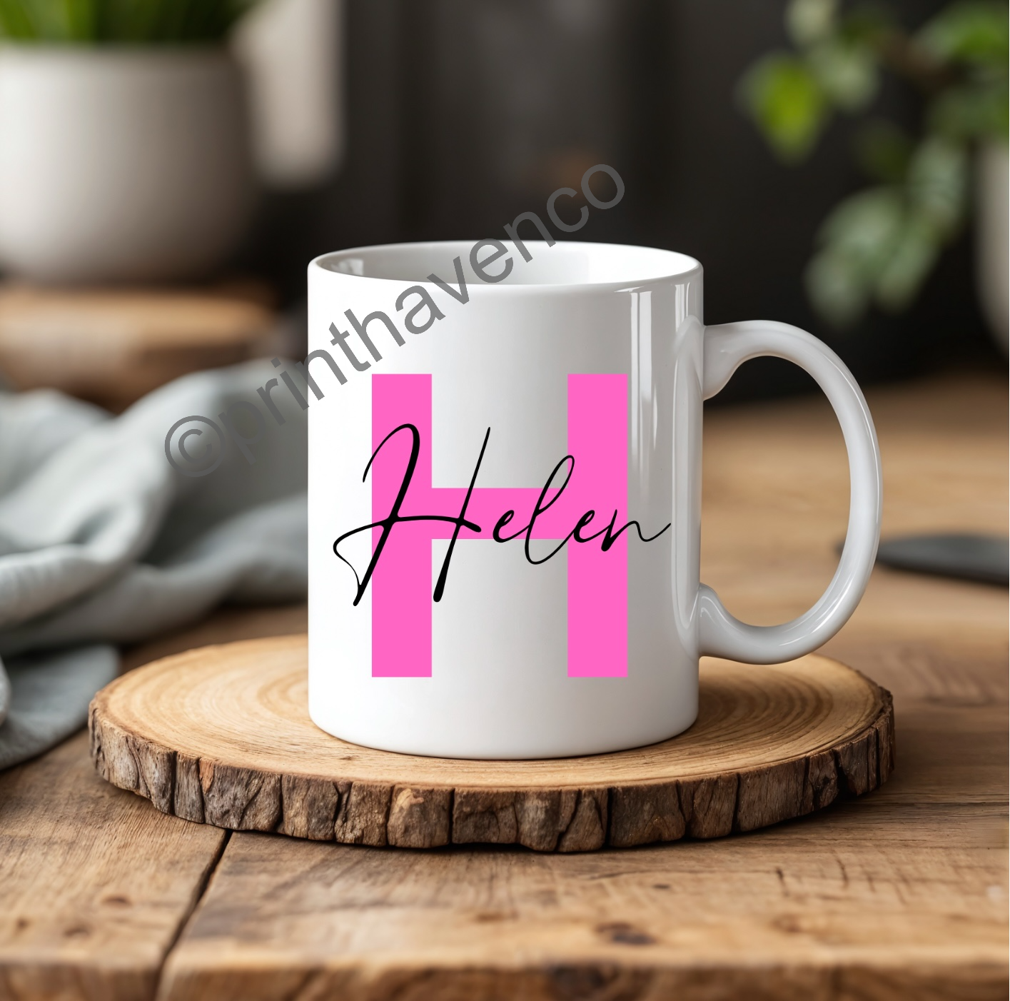 Personalised Initial Mug