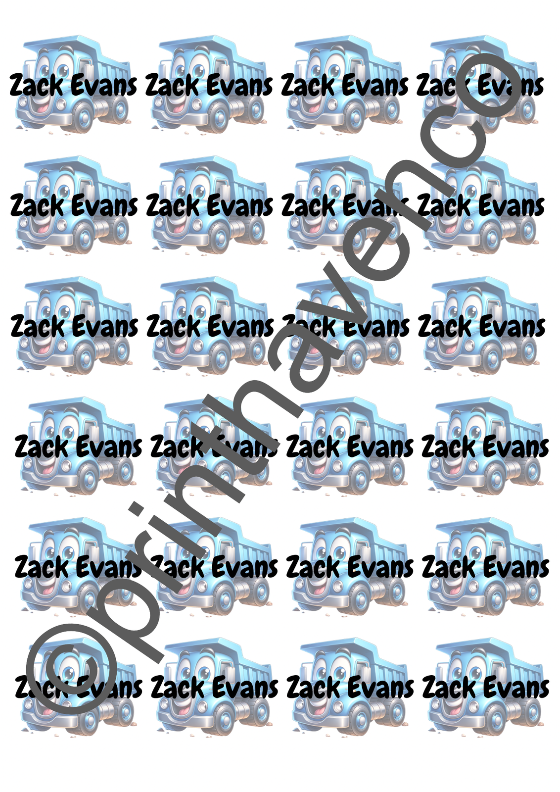 Boys Schoolwear Name Transfers
