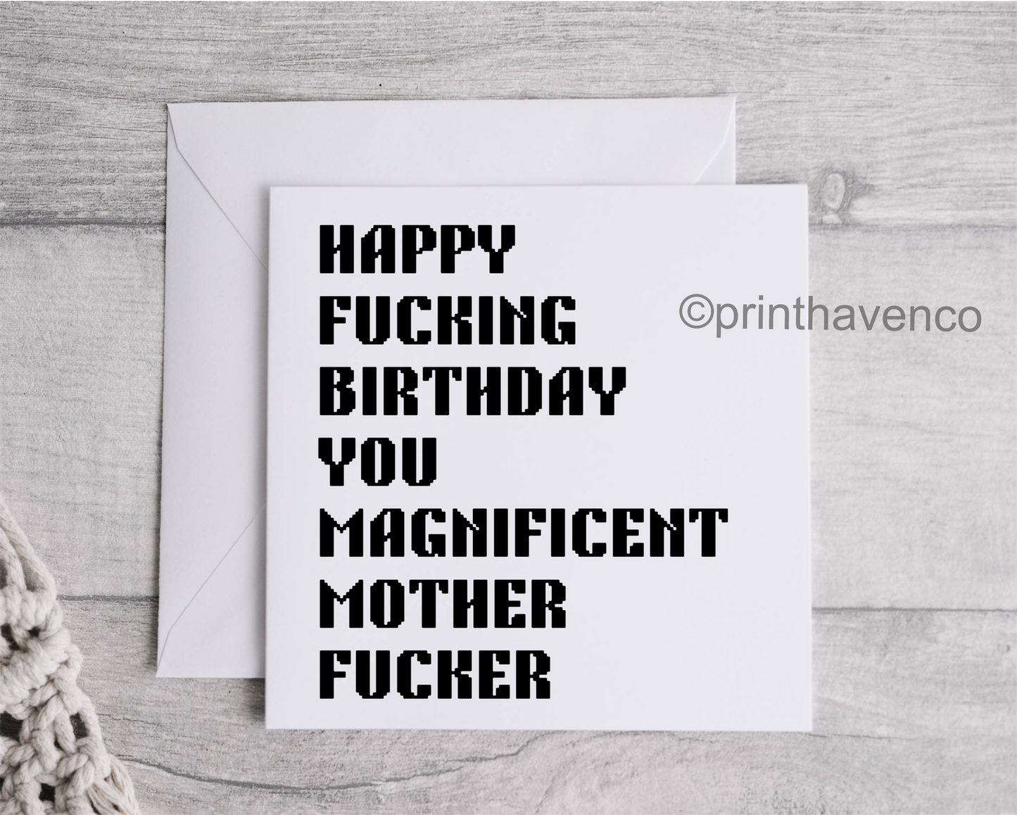 Birthday Card - Humour