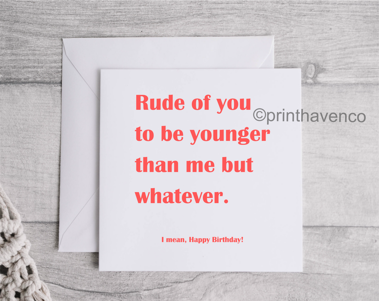 Birthday Card - Humour