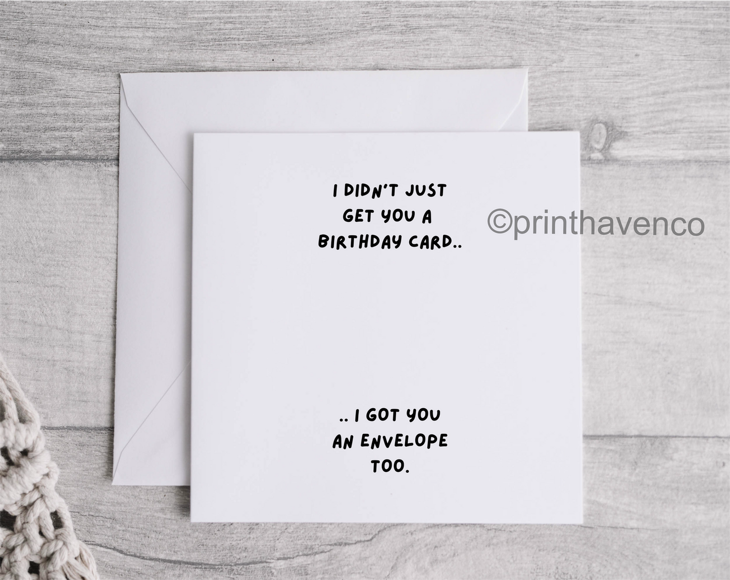 Birthday Card - Humour