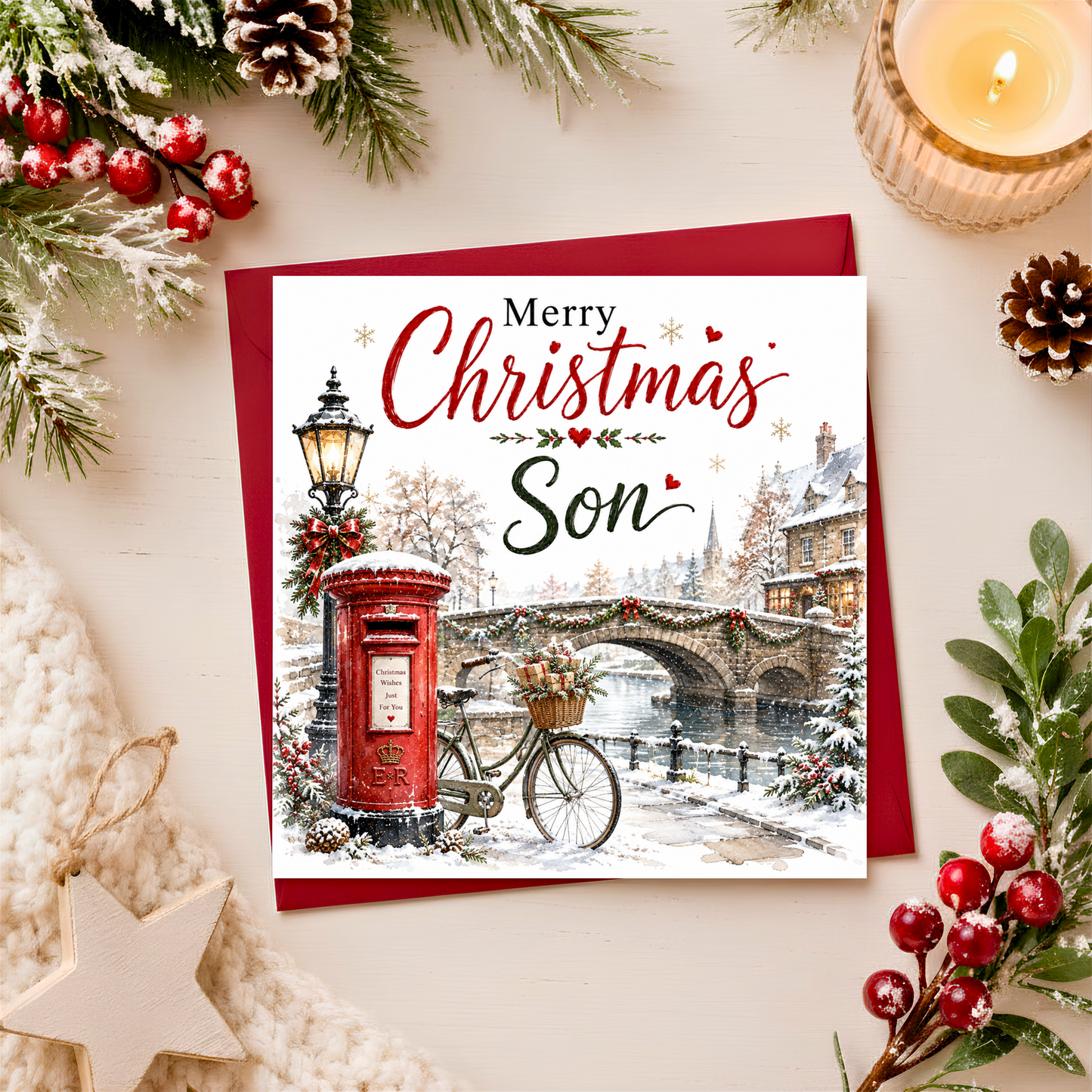 Merry Christmas Son Card