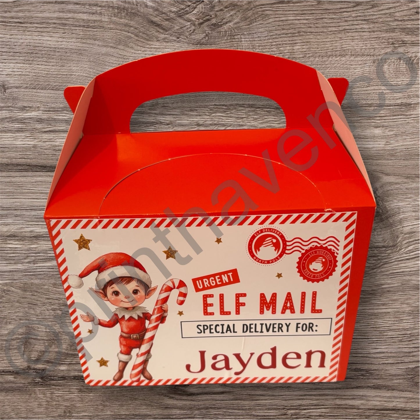 Personalised Elf Arrival Box
