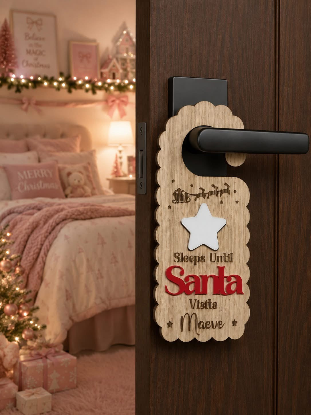 Sleeps til’ Santa Visits Countdown - Can be Personalised