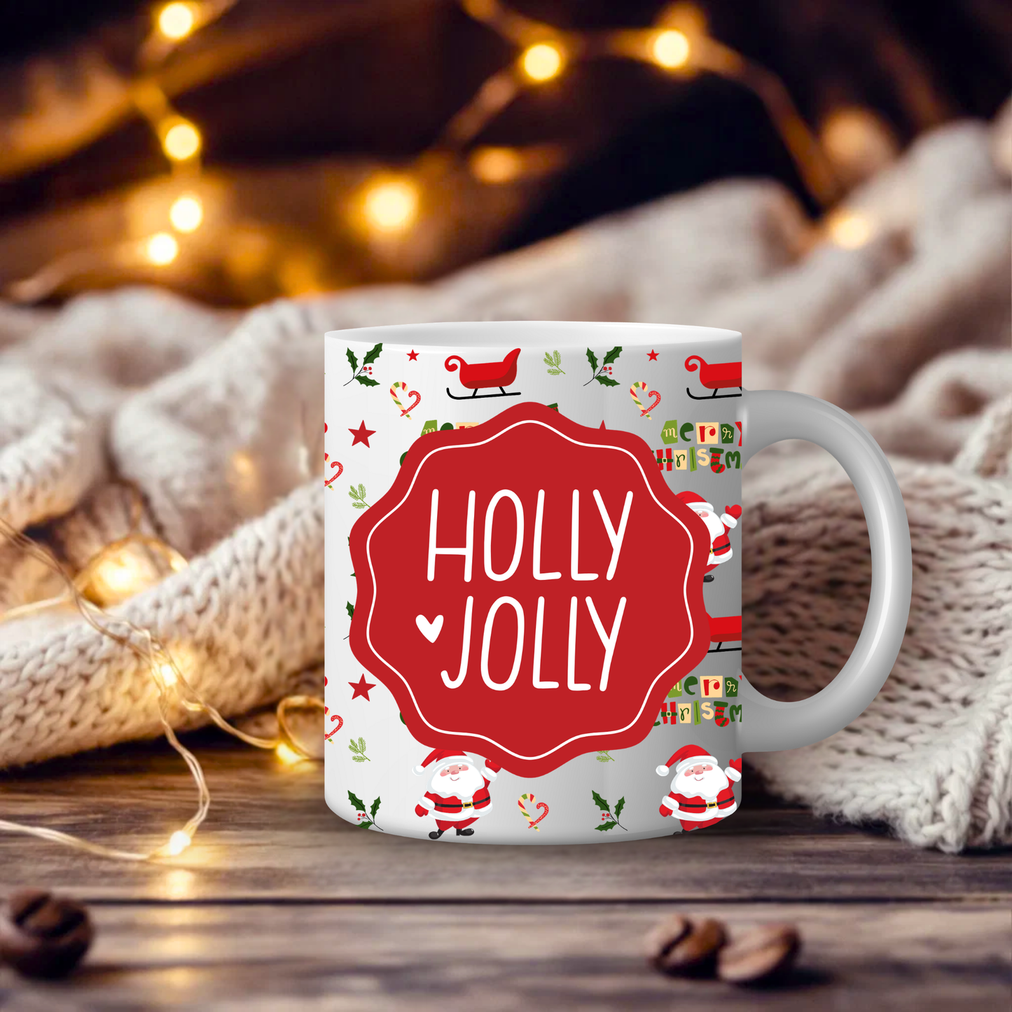 Holly Jolly Christmas Mug