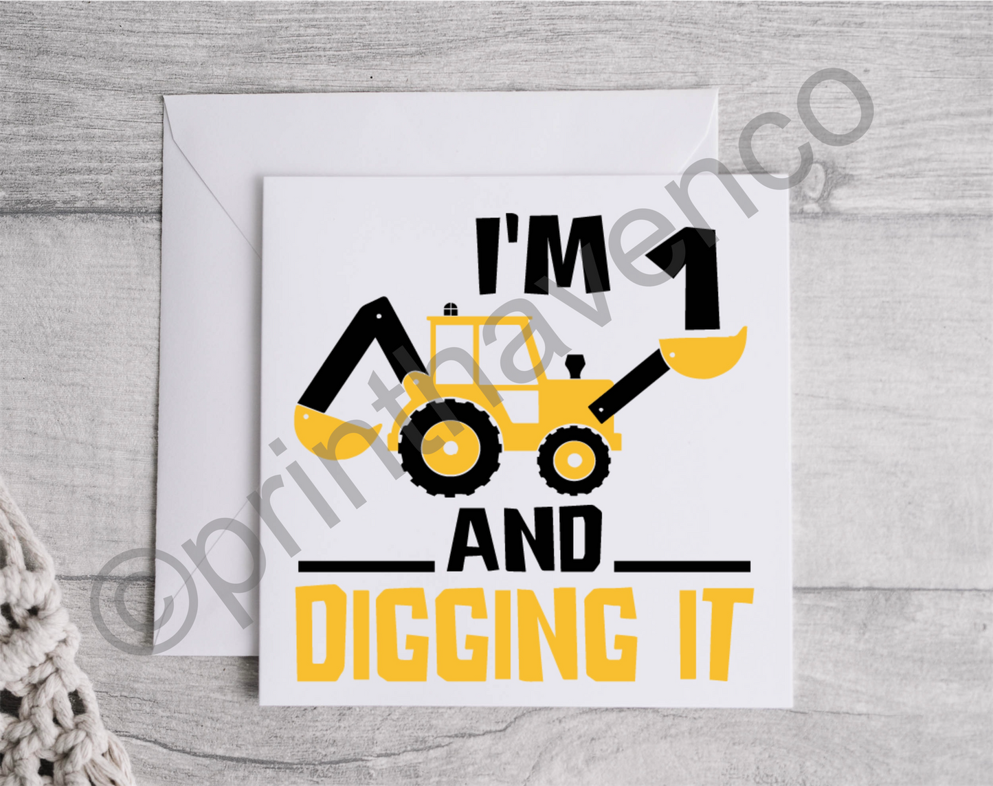 Digging It Age Cards