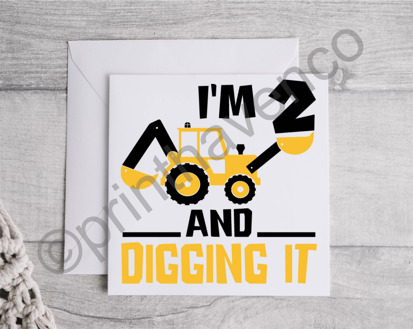 Digging It Age Cards