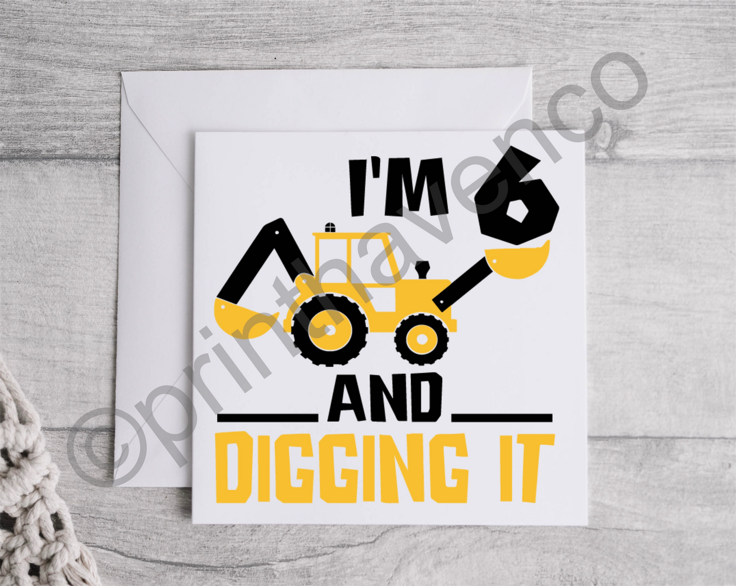 Digging It Age Cards