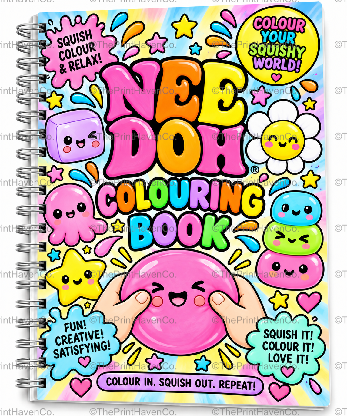 NeeDoh Colouring Book