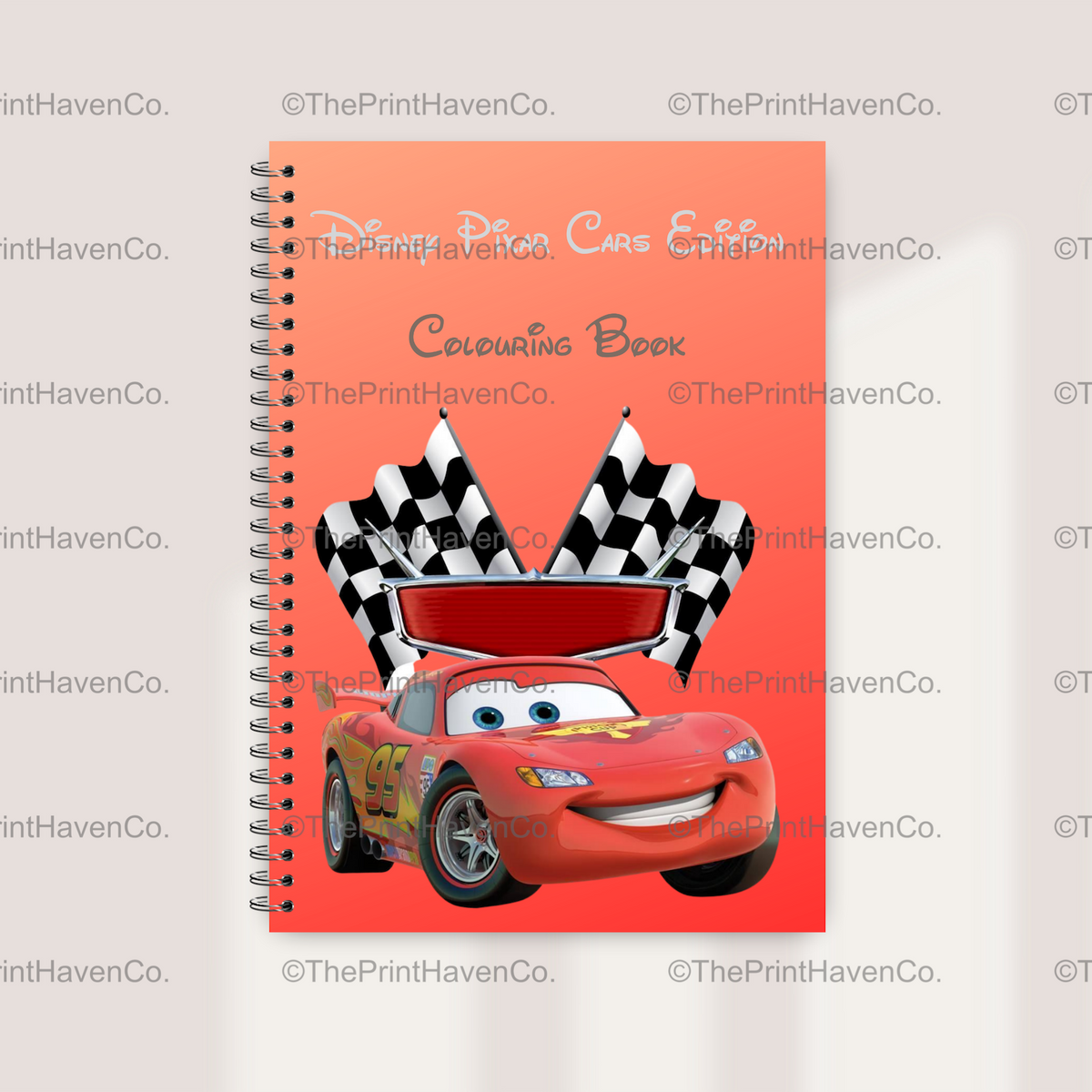 Cars Themed Colouring Book