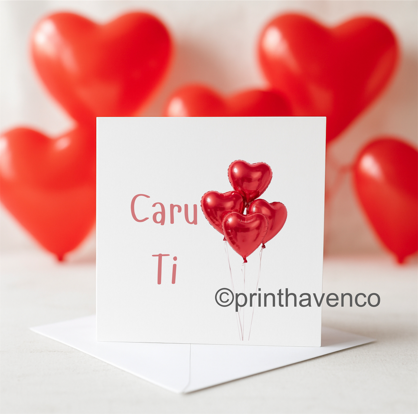 ‘Caru Ti’ card