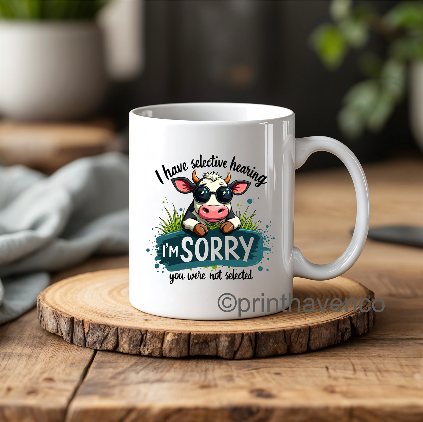 Selective Hearing Comic Mug