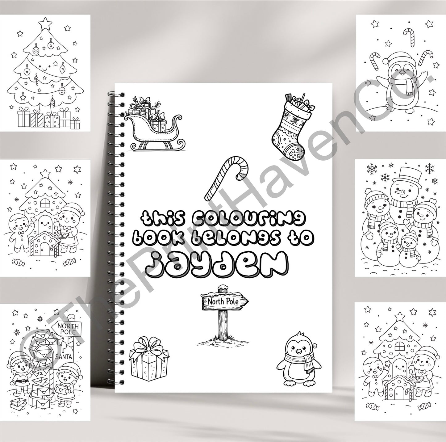 Personalised Colouring Book