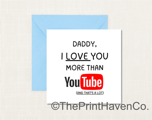 Love You More Than Card