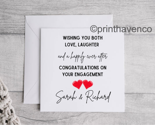 Personalised Engagement Card