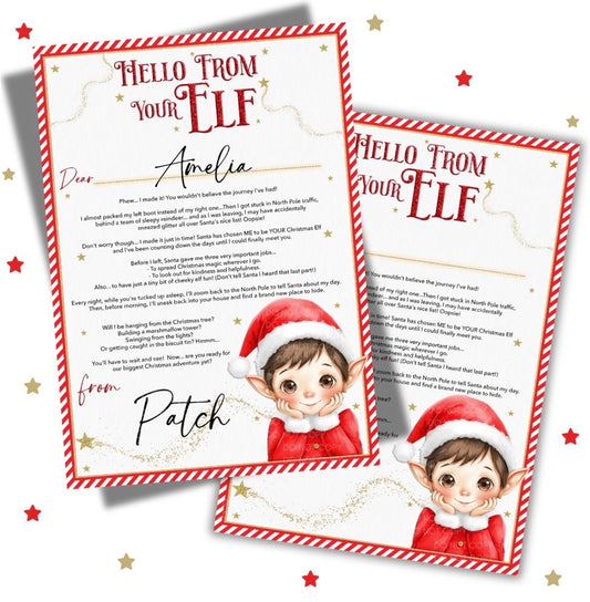 Elf Arrival Letter