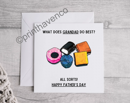 Card - Grandad All Sorts