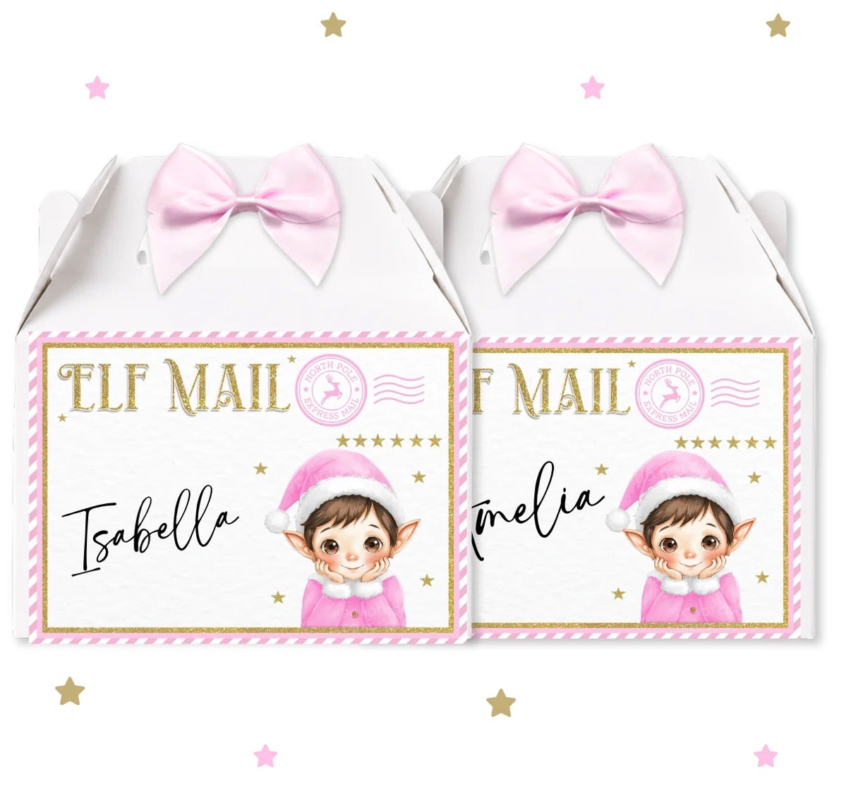 Elf Mail Treat Boxes
