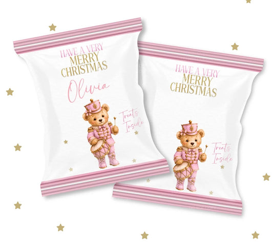 Nutcracker Teddy Bear Treat Bags