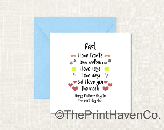 Dog Dad Card