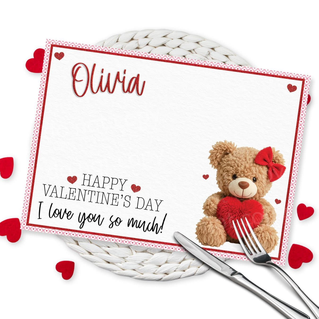 Cute Bear Placemat
