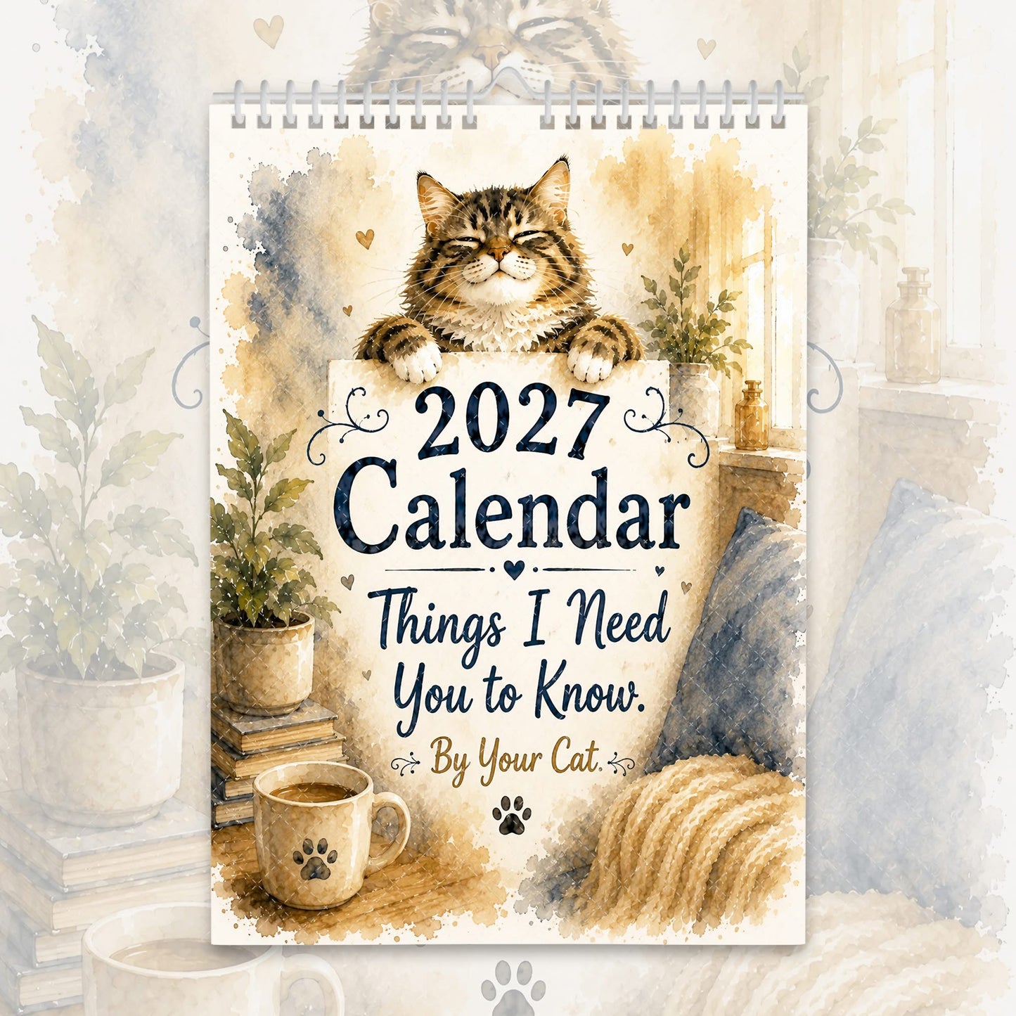 Things I Need You To Know- By Your Cat - 2027 Calendar