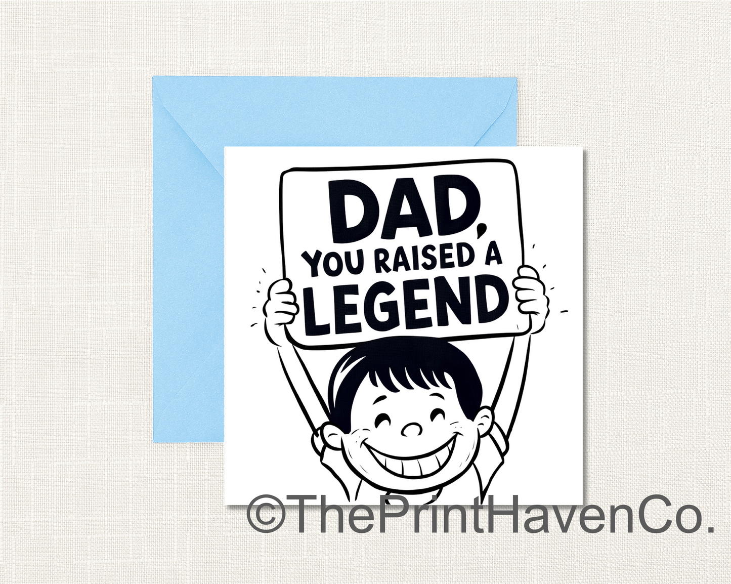 Raised a Legend Card