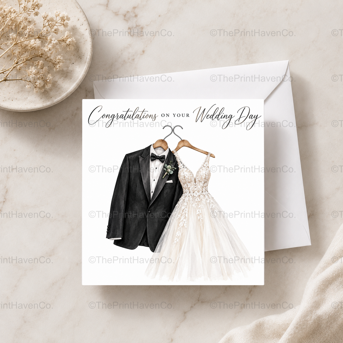 Congratulations on your Wedding Day Card