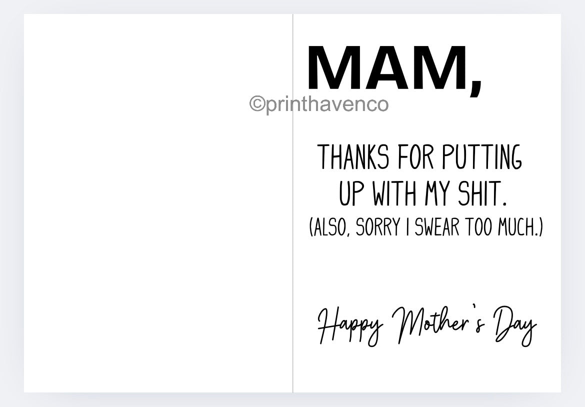 Mother’s Day Cards - Mam