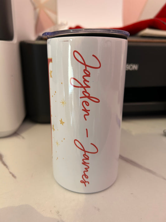 Personalised Christmas 12oz/350ml Tumbler.